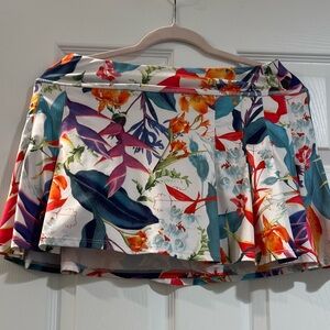 Athleta Vibrant Floral Skort
